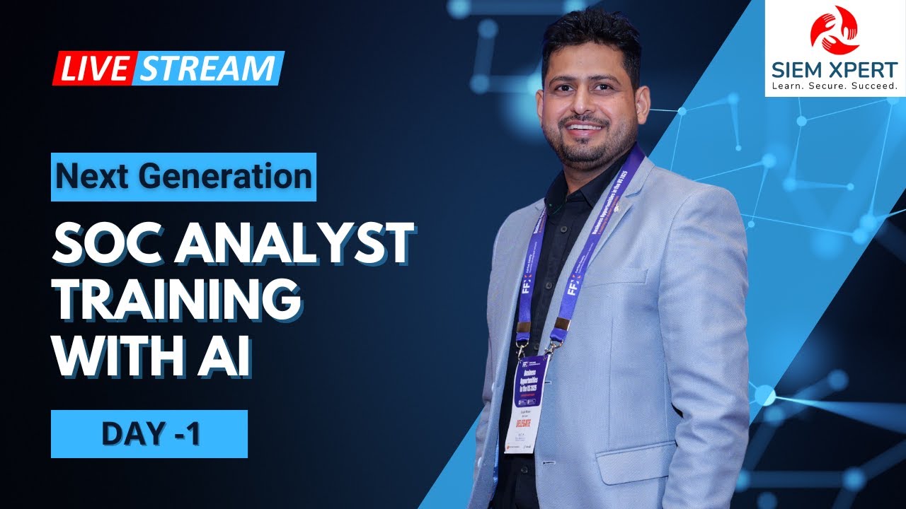 Next Generation SOC Analyst Training with AI | Day 1 | Learn SOC, Threat Detection & Automation