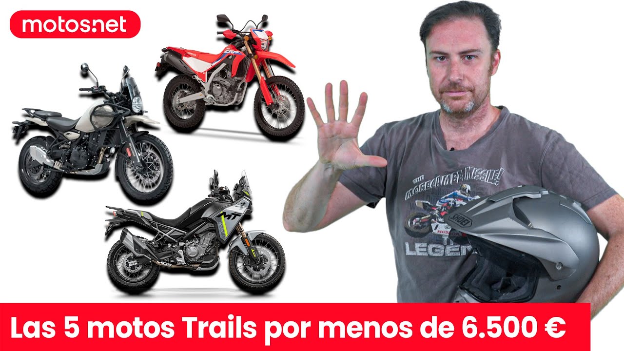 🔝 5 mejores motos Trail por menos de 6.500&euro;  / Ranking / motos.net