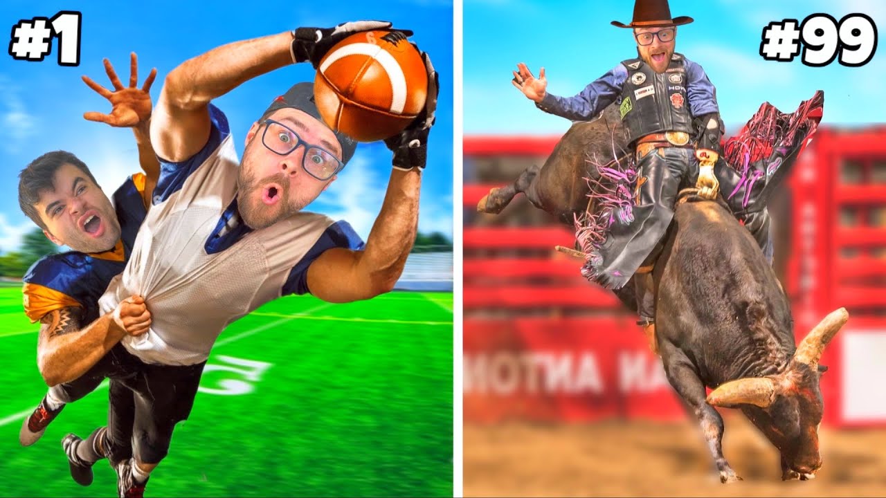 Играем в 100 видов спорта за 24 часа!