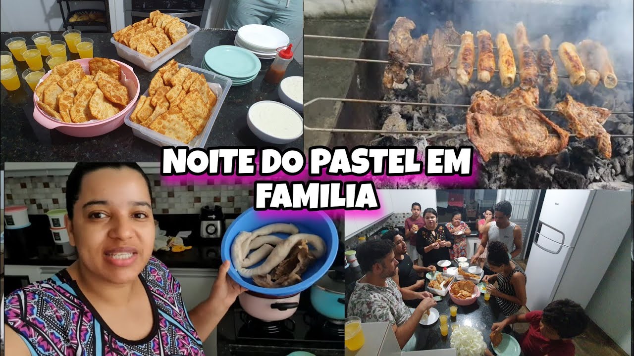 JUNTOU A RAÇA TODA PRA FAZER PASTEL DE VÁRIOS SABORES ( PAINHO ASSOU TRIPA E LINGUA PRA MIM)