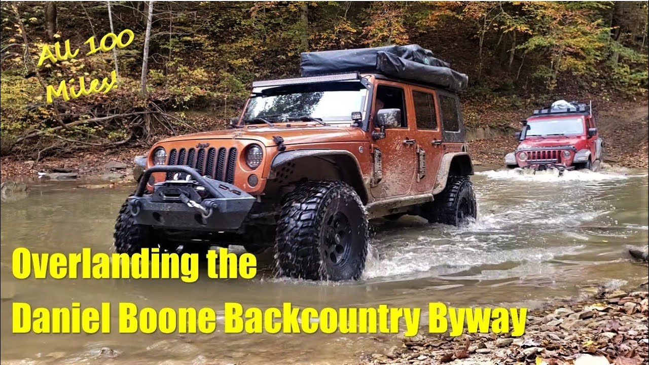 Преодолеть все 100 миль по маршруту Daniel Boone Backcountry Byway