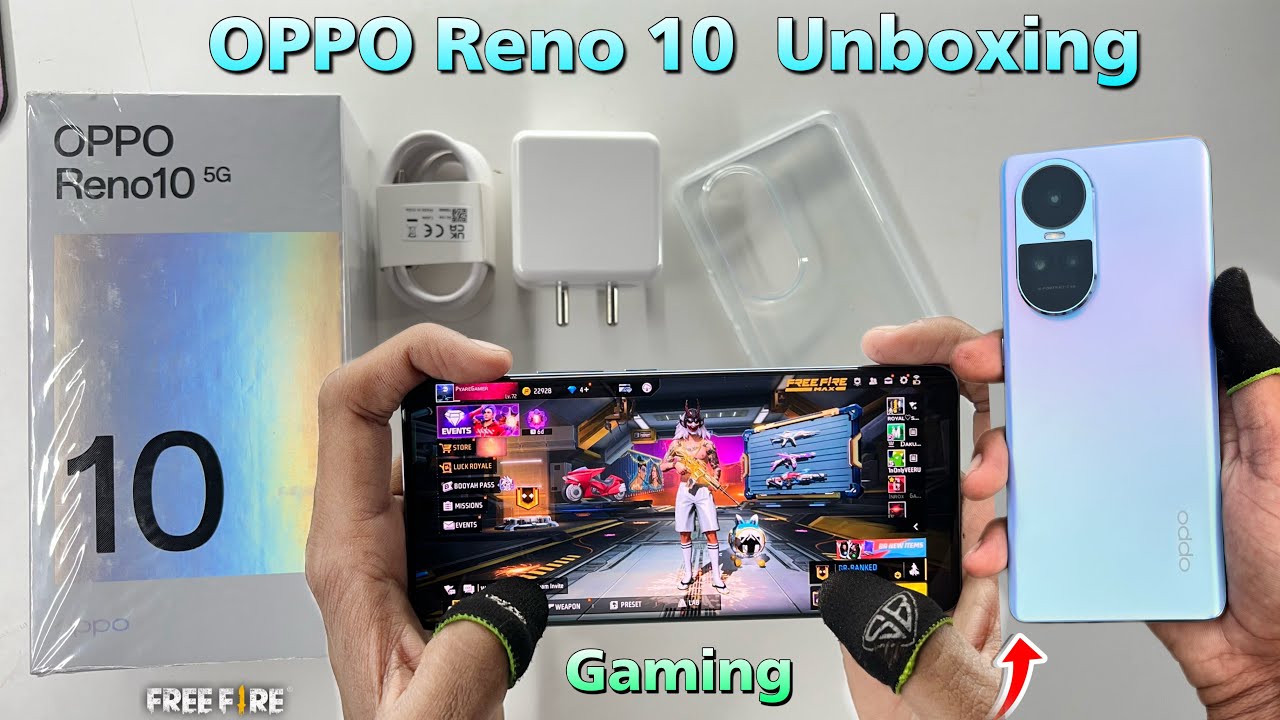 OPPO Reno 10 unboxing and all features and gaming, 32MP Telephoto Portrait Camera