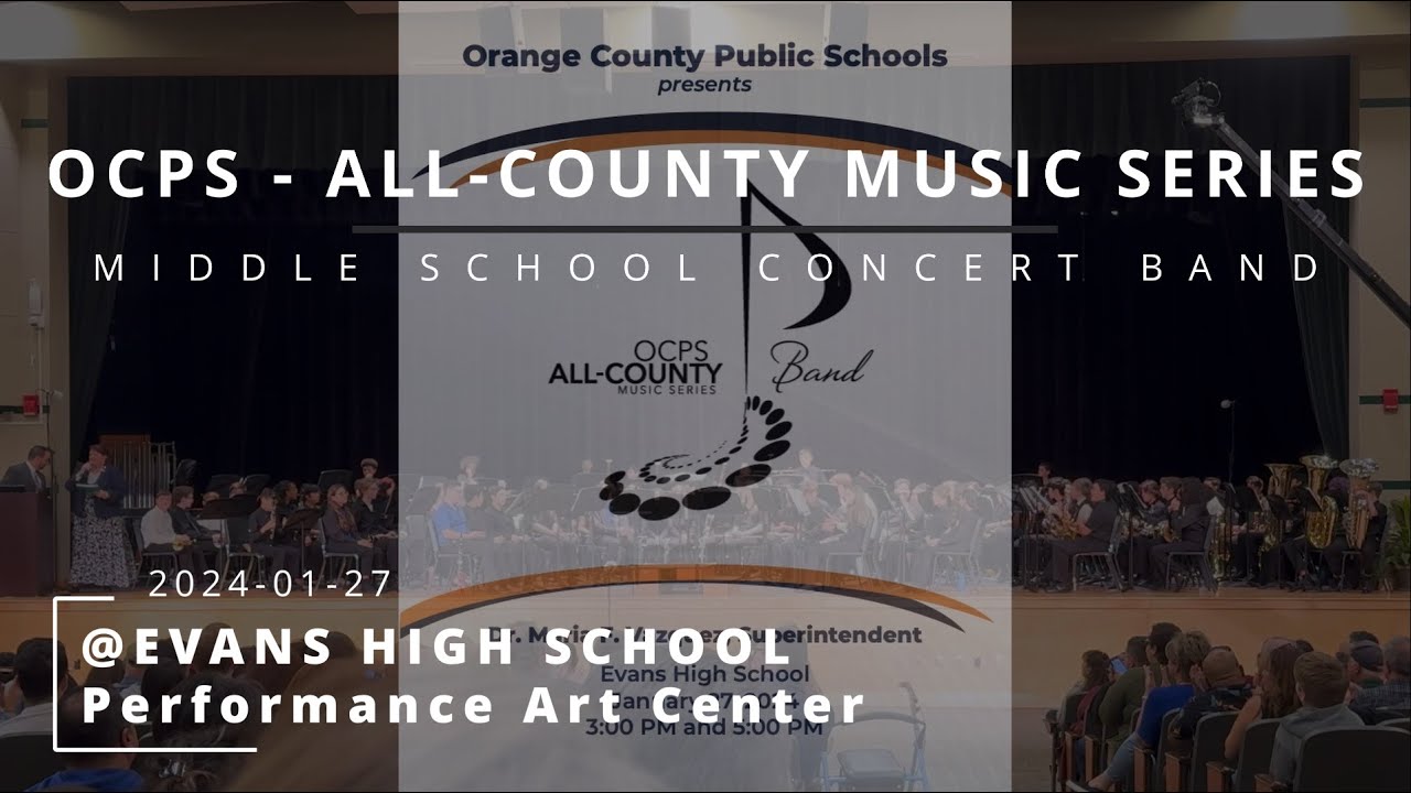 OCPS - All-County Middle School Concert Band  - 2024-01-27 #OCPSArts