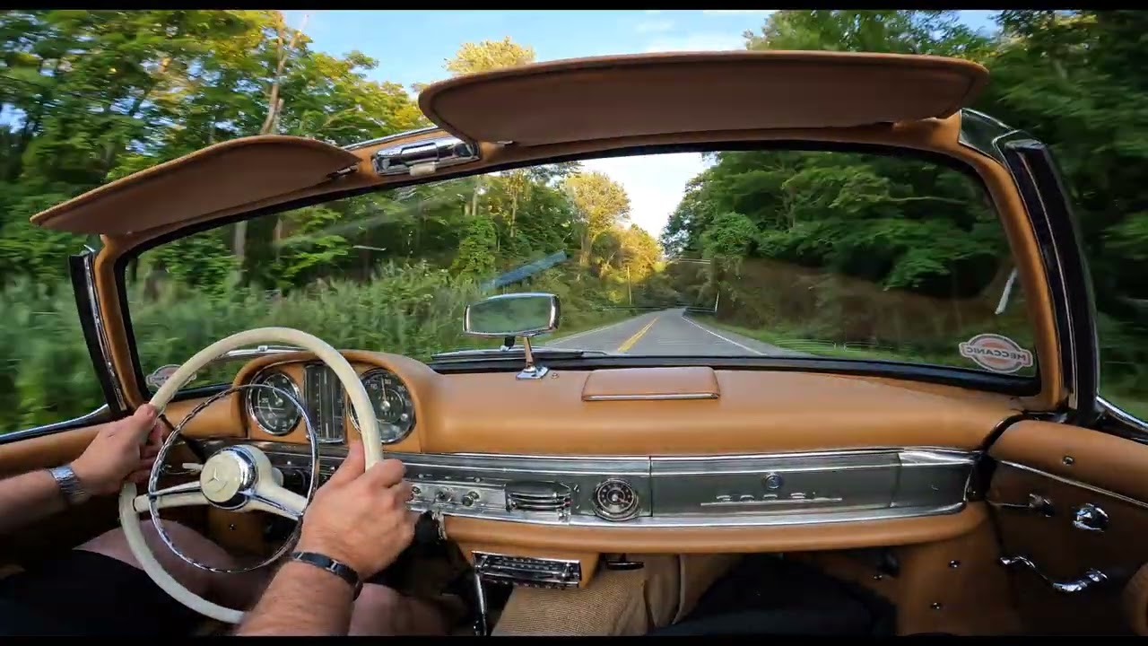 1961 Mercedes Benz 300SL Roadster test drive!