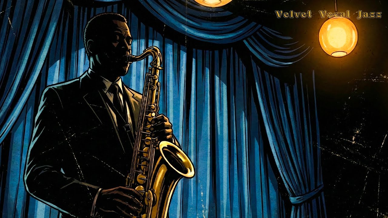 A Veil of Blue | 💙 Melancholic & Smoky Late Night Sax | Velvet Vocal Jazz