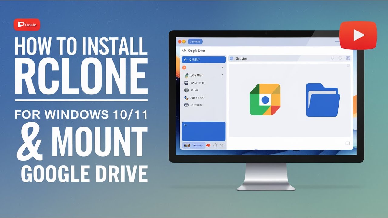Как установить Rclone на Windows 10/11 и смонтировать Google Drive