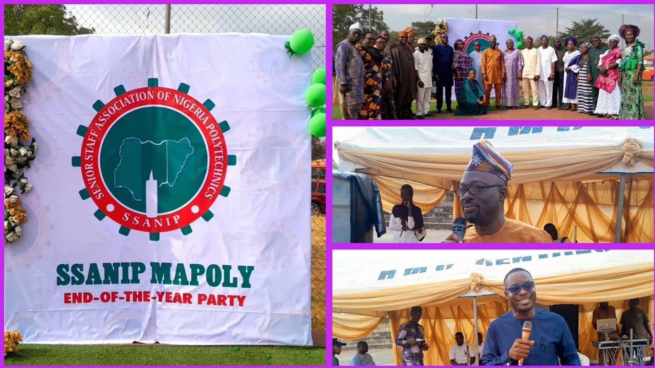 Watch How Mapoly Rector Danced, Spoke As SSANIP MAPOLY Hosted Maiden End-of-the-Year Party 