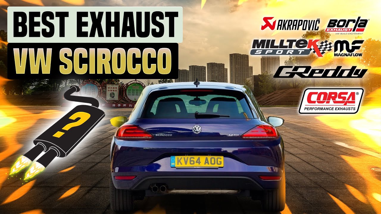 VW Scirocco All Exhaust Sound🔥 Akrapovic,Armytrix,Cobra Sport,Eisenmann,Milltek,Scorpion,Supersprint