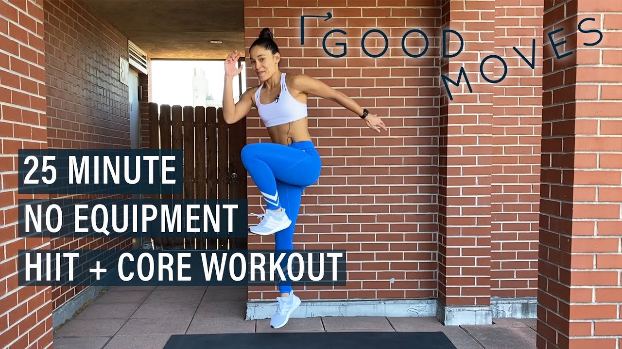 25 Minute Bodyweight HIIT and Core Workout | Good Moves | Well+Good
