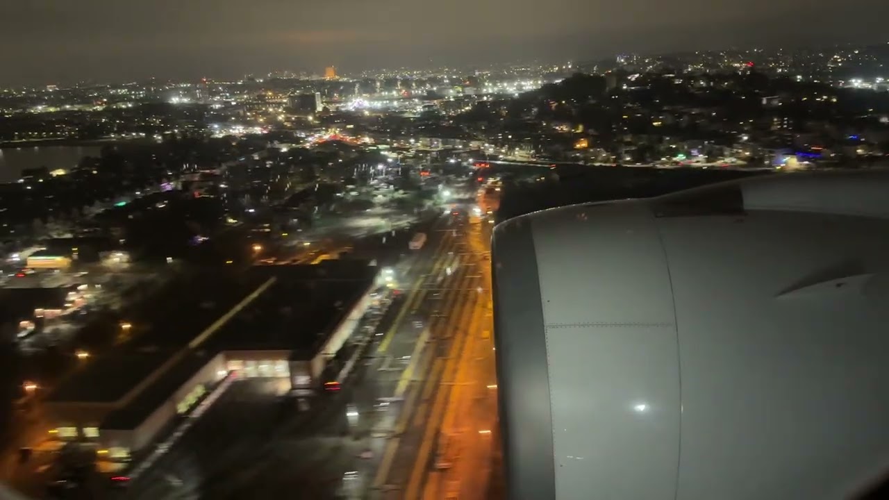 Lufthansa A350 landing in Boston on Thanksgiving eve | LH424 from Munich