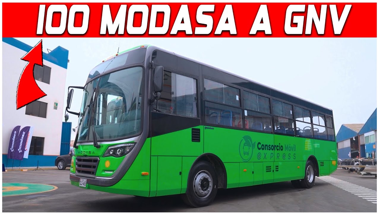 MODASA: 100 buses a GNV para LIMA BUS