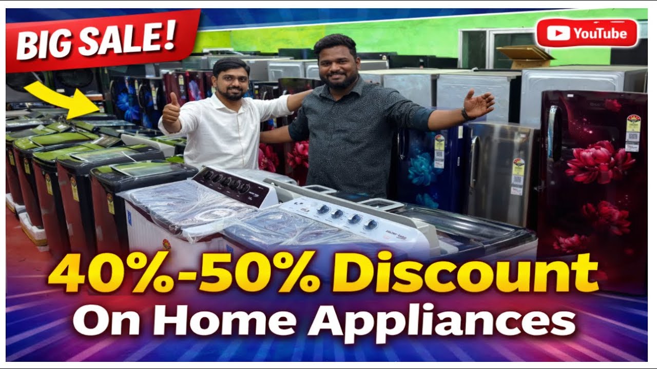 ‼️40%-50% Discount On Home Appliances 💥💥