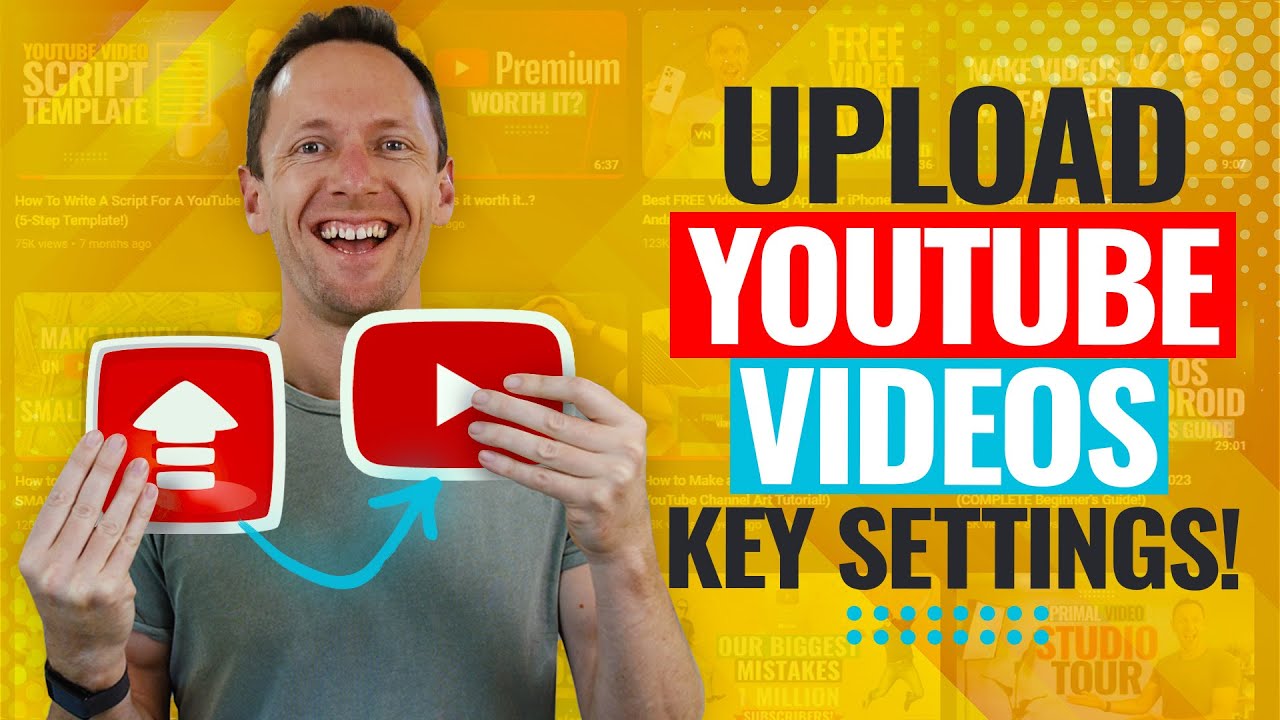 Как загрузить видео на YouTube (настройки для максимизации просмотров!)