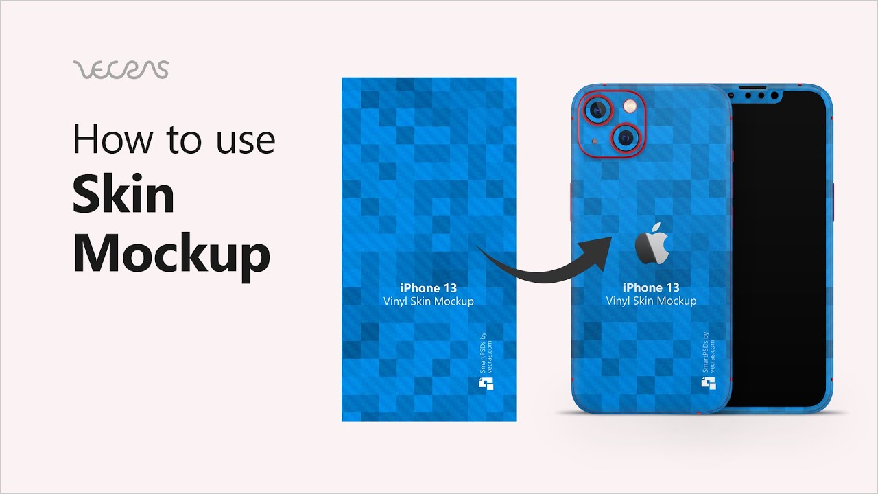 How to use Phone Skin Mockup Smart PSD| VecRas