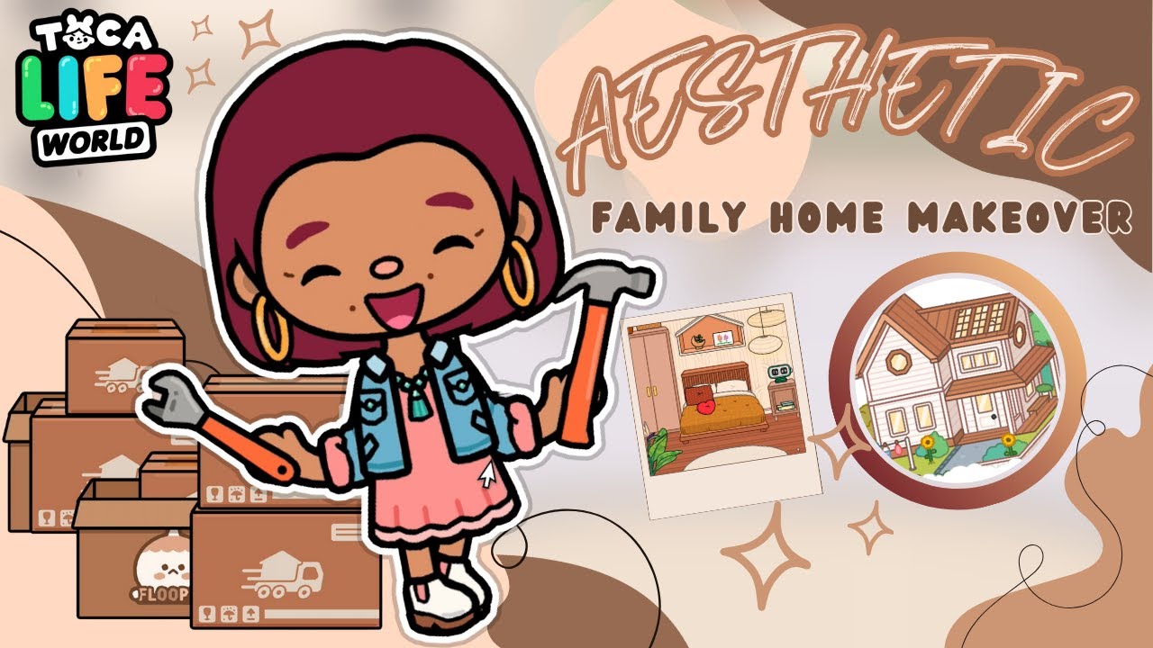 AESTHETIC HOUSEMAKEOVER🏠ALLES WIRD ANDERS!✨TOCA BOCA GESCHICHTE DEUTSCH