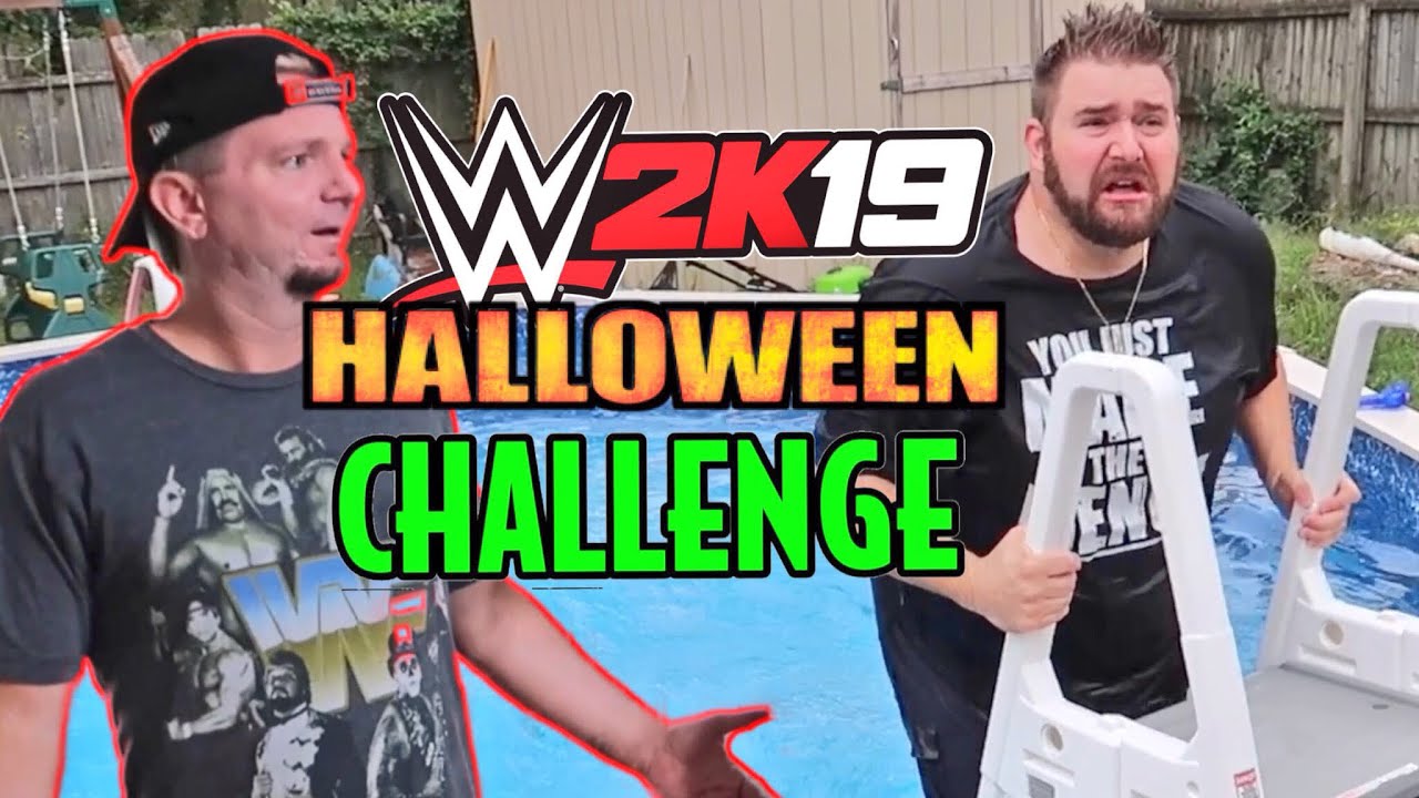 WWE Star James Ellsworth Came to My House - WWE 2k19 Halloween Game Master Challenge