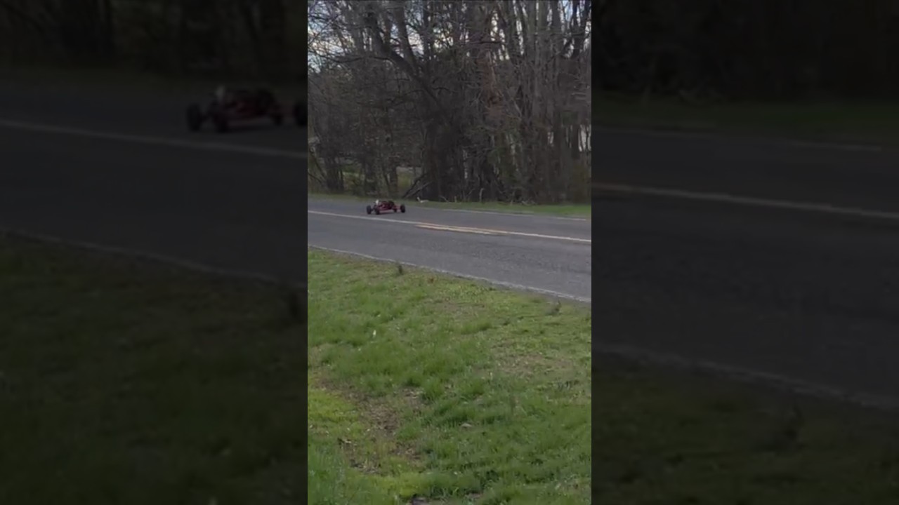 Test run with #rovanbaja down the street after tuning. #rovanrc #gasrc #rccar #radiocontrol