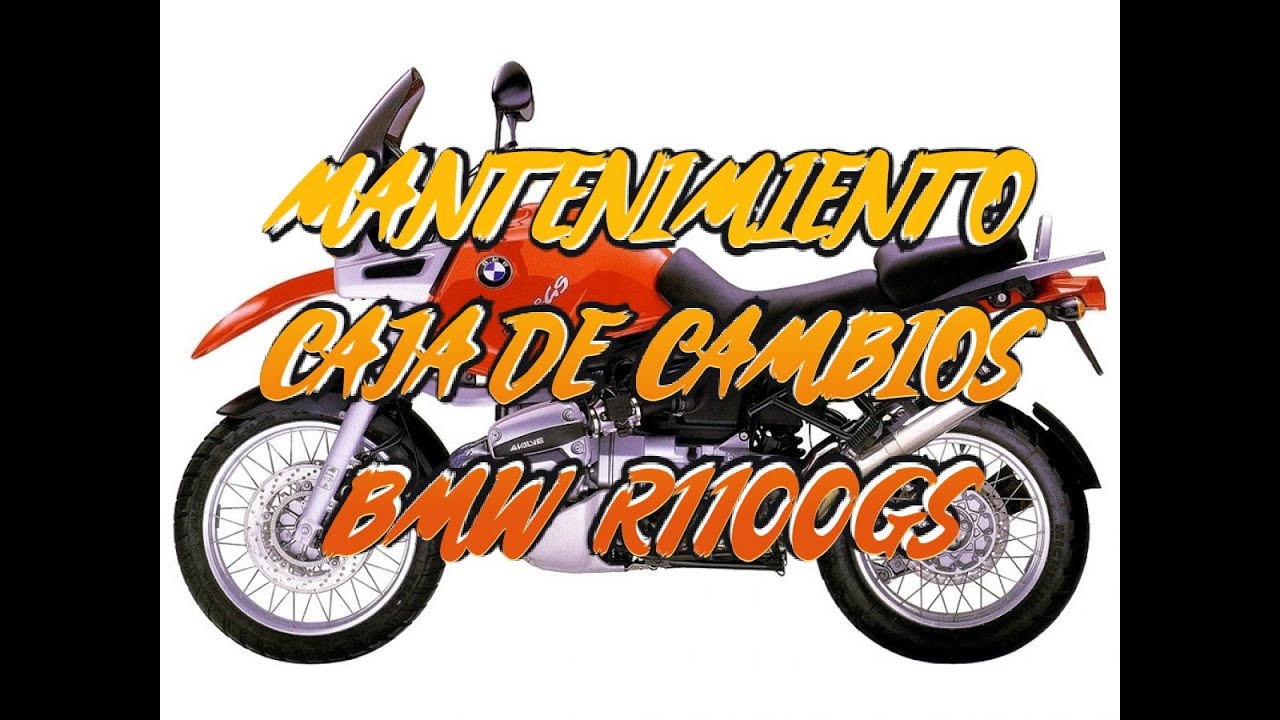 BMW R1100GS CAMBIAR ACEITE CAJA DE CAMBIOS