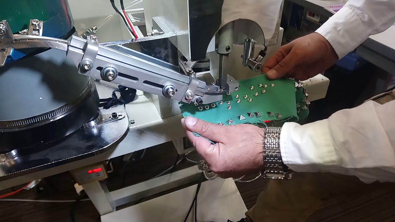 Maquina remachadora, aplica perlas y estoperoles | EXPO PRODUCCI&Oacute;N 2019