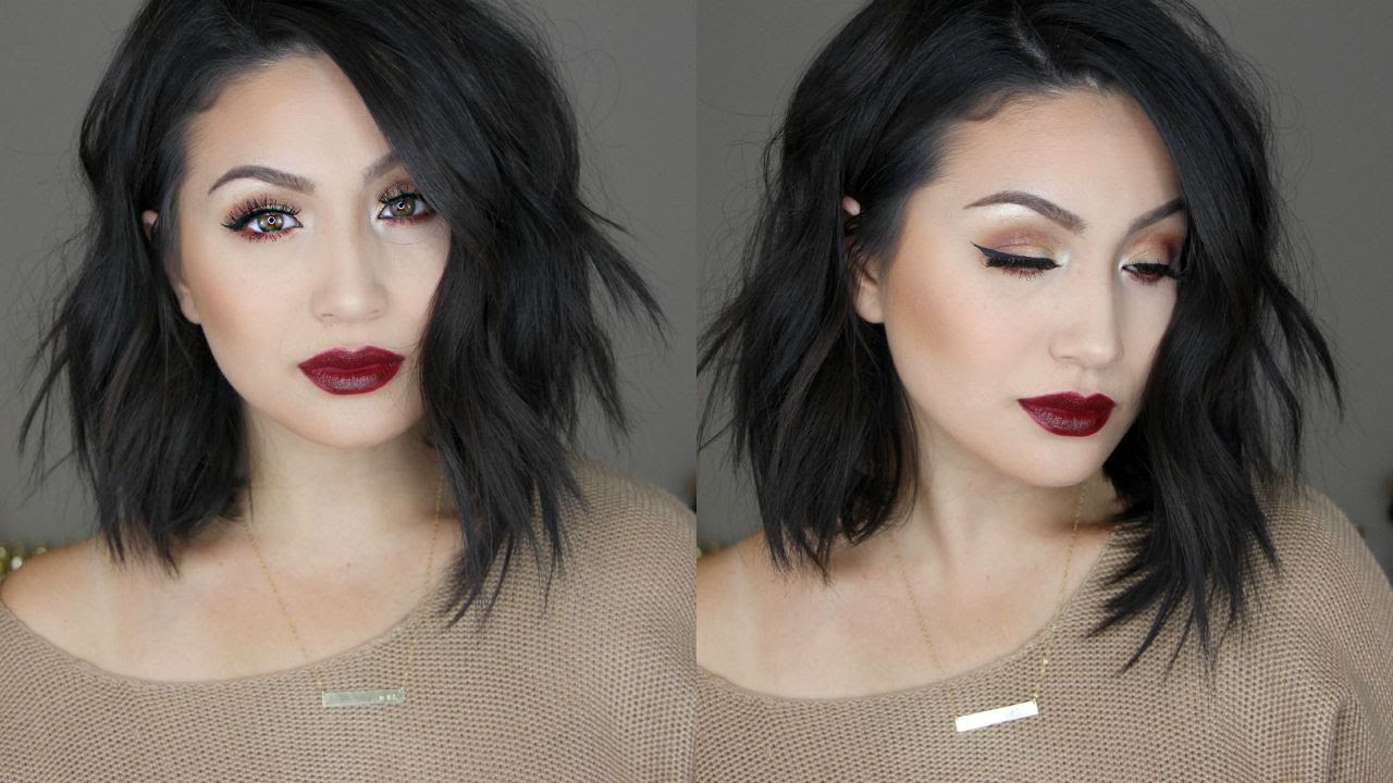 Simple Eyes + Bold Lips