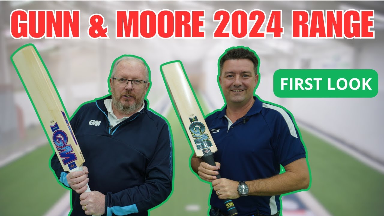 We got a FIRST LOOK at the GUNN & MOORE 2024 CRICKET RANGE