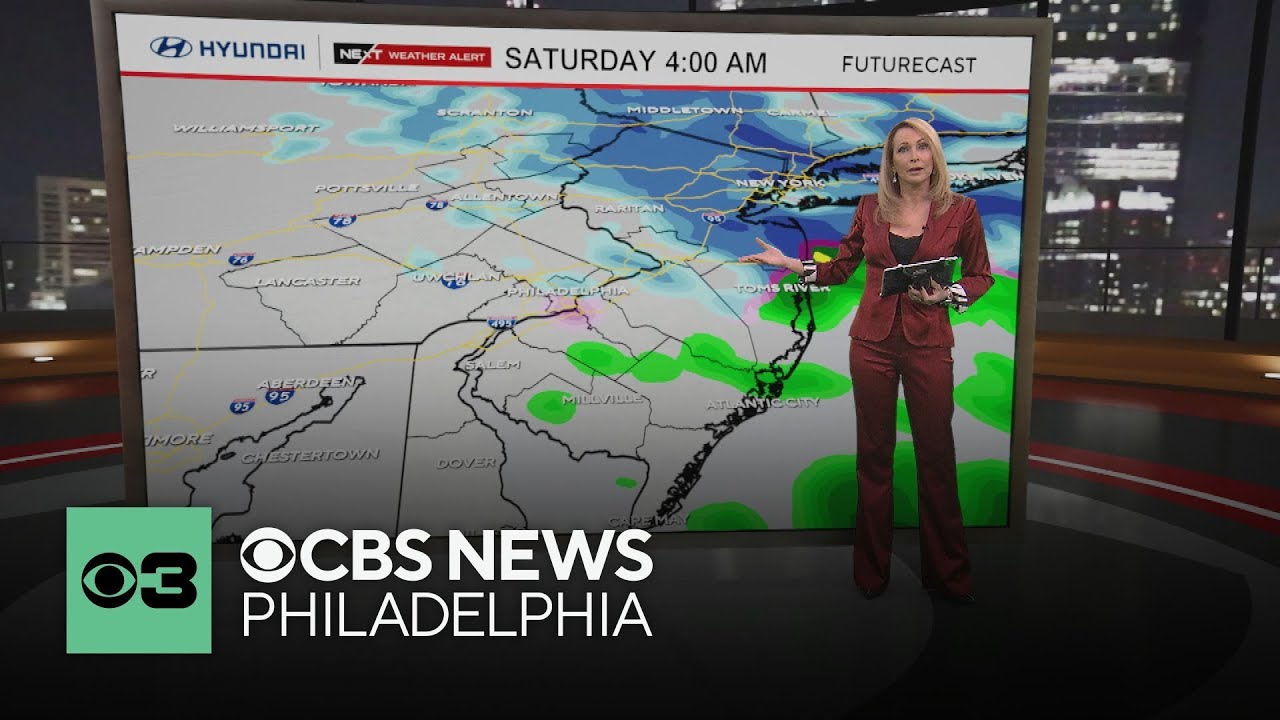 Quiet weather Christmas Day in Philadelphia area, tracking dangerous weekend storm