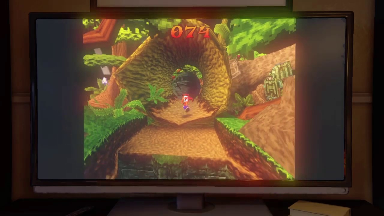 Uncharted 4 Playing Crash Bandicoot