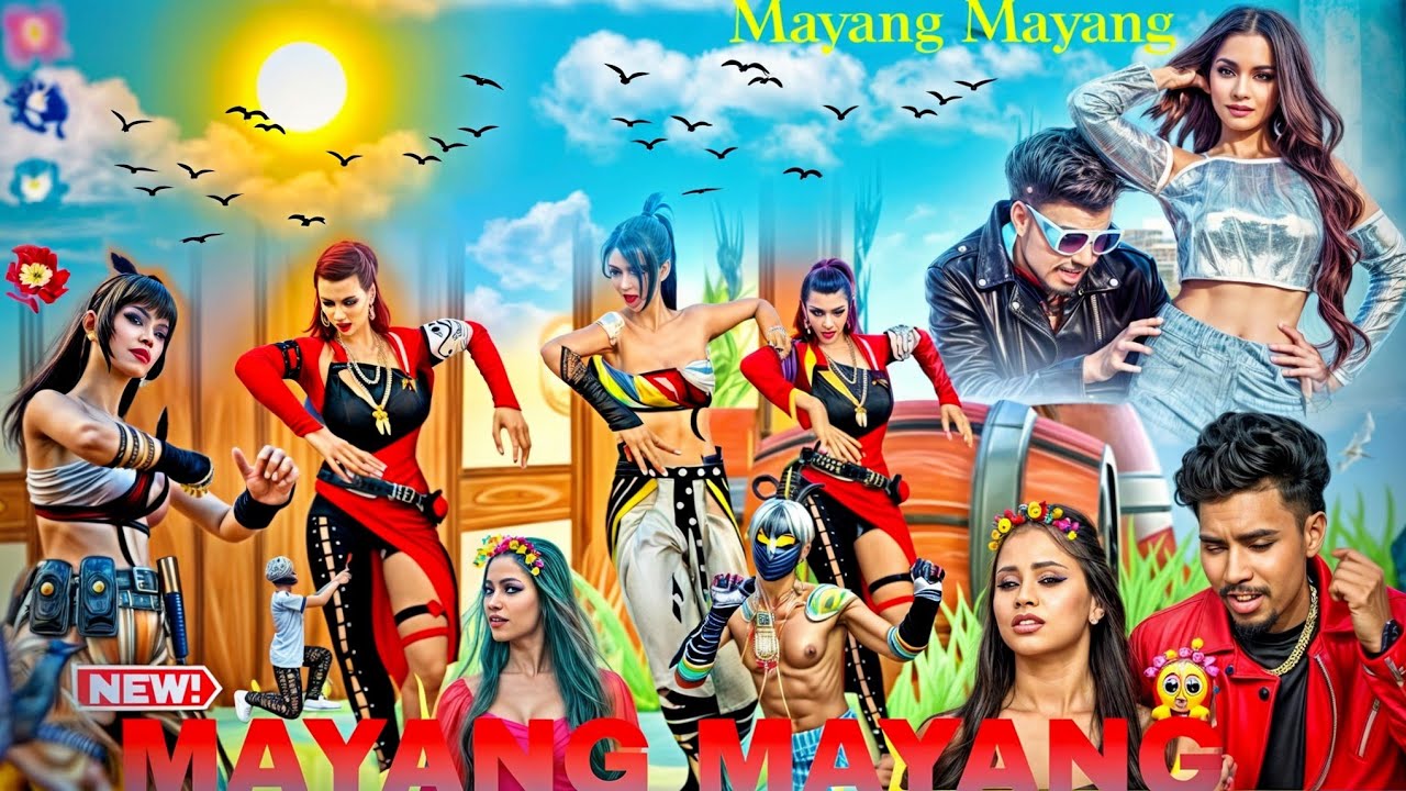 MAYANG MAYANG - TRANDING ( SONG 2025 ) SANTALI FREE FIRE 3D VIDEO // REMIX MUNDA MUSIC