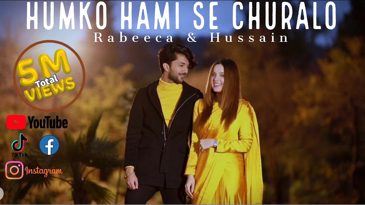 HUMKO HAMI SE CHURALO😱🥰😍RABEECA & HUSSAIN FIRST MUSIC VIDEO💖❤️‍🔥💯 @yrf @RedChilliesEntertainment
