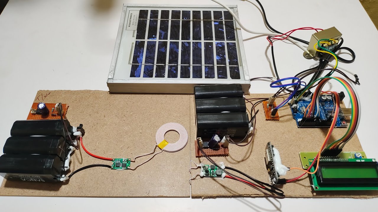 Solar Based Wireless Power Transmission Charging Station For Electric Vehicles With IOT