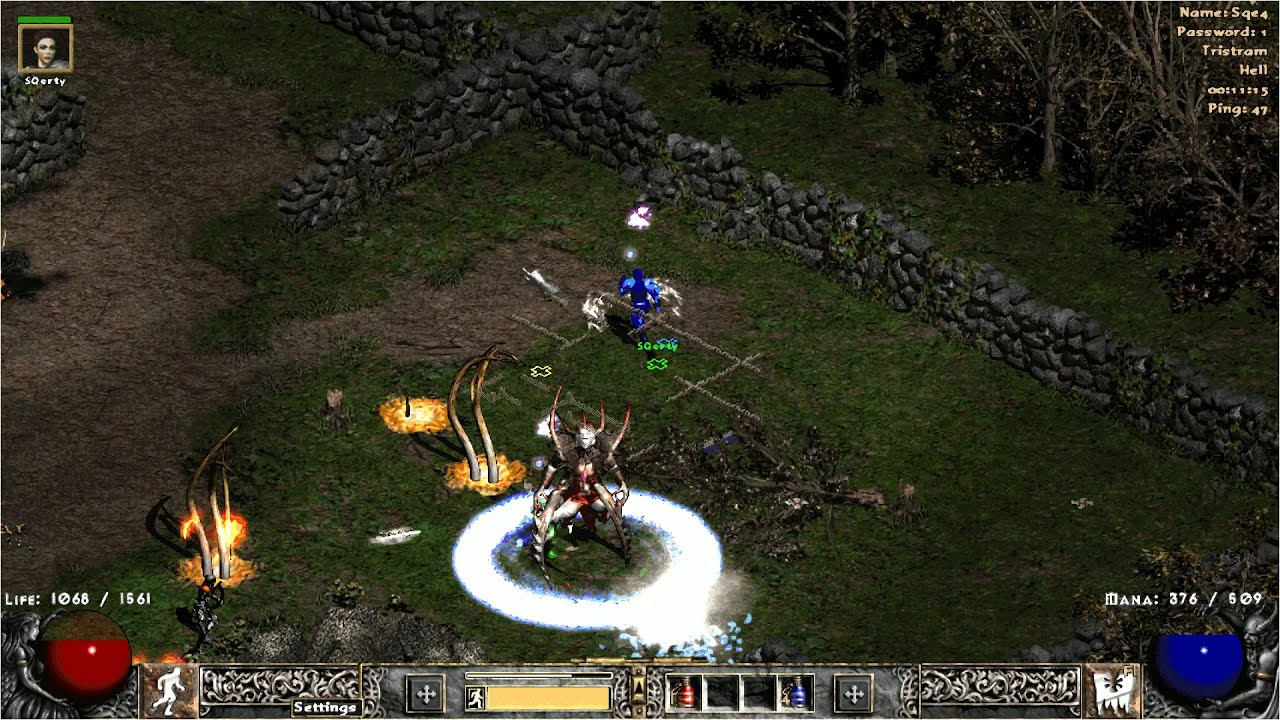 Project Diablo 2 Necro + Assa melting Uber Tristram