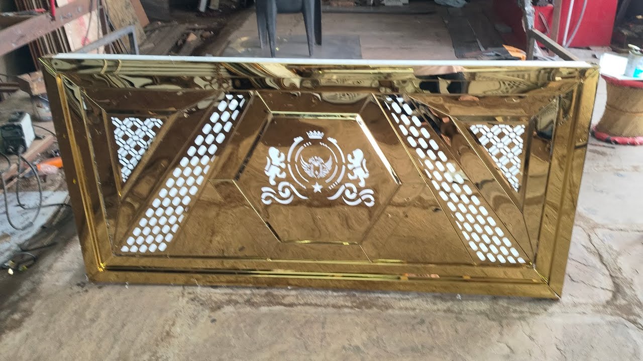 new catering counter design steel sheet #vishwakarma #furniture #house