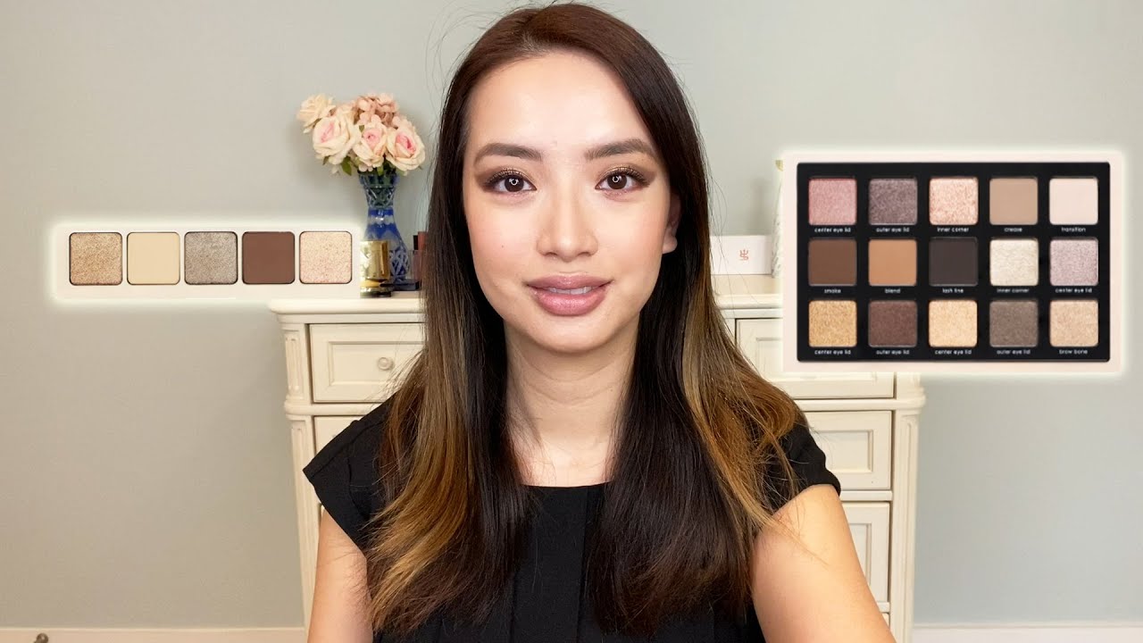 Natasha Denona Mini Glam Palette Swatches and Comparisons with Full Glam Palette