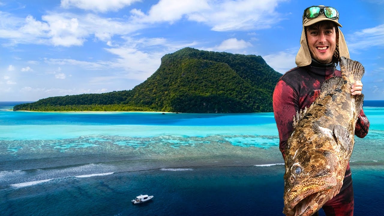 Spearfishing Fiji Reef for Bluefin Trevally, Spanish Mackerel, Coral Trout and More