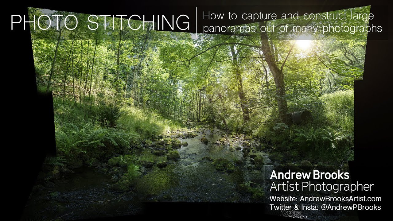 Photo Stitching - How to capture and construct large panoramas out of many photographs