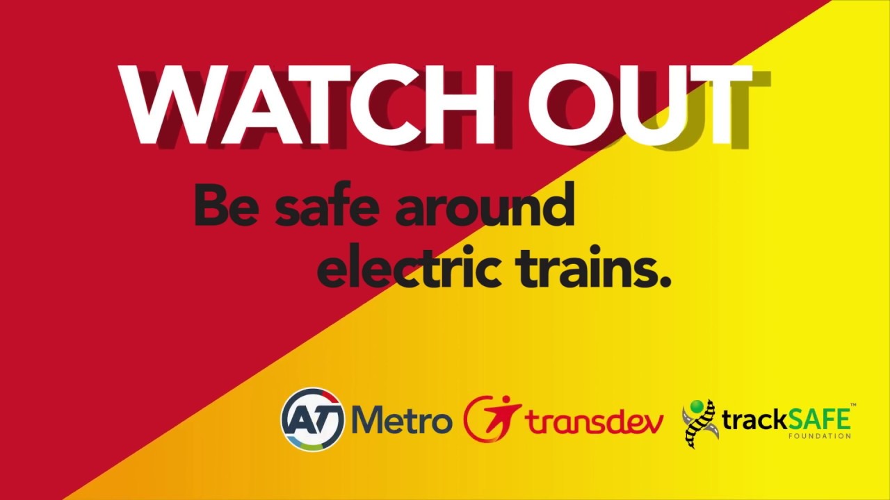Watch out around electric trains