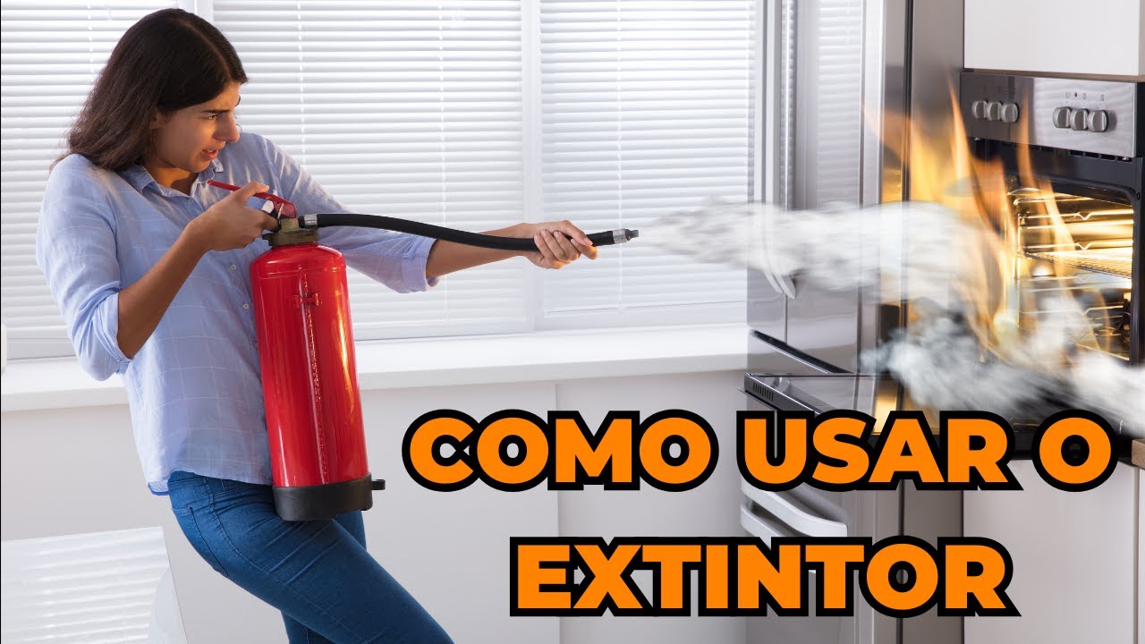 Como usar o extintor da maneira correta! Passo a Passo