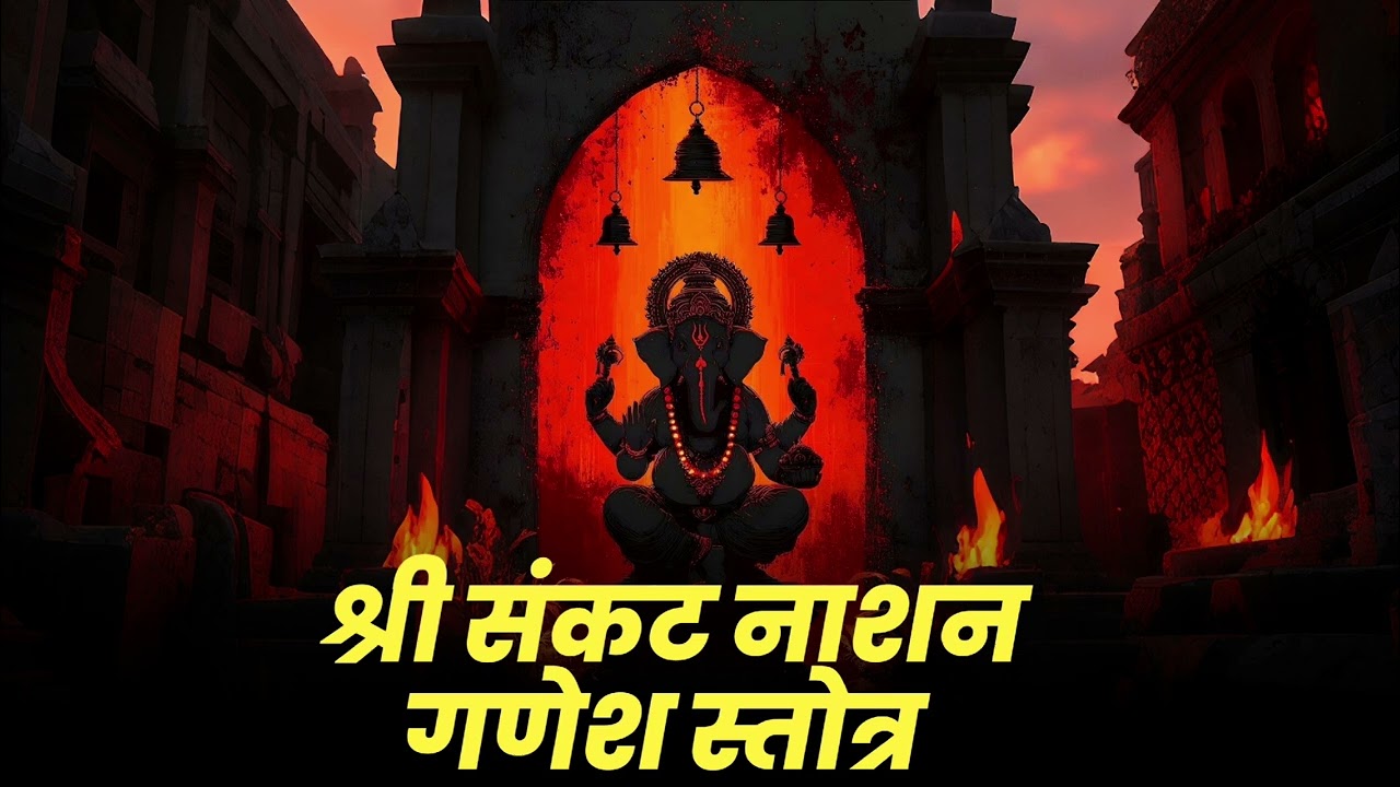 Sankat Nashan Ganesh Stotra Full | संकटनाशन श्रीगणेश स्तोत्र | Powerful Ganesh Mantra | Lyrics 