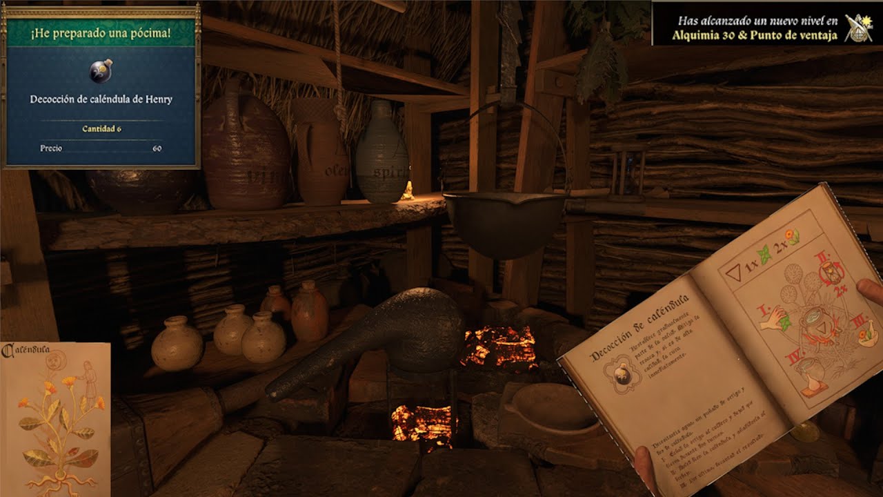 Kingdom Come Deliverance 2 Subir Nivel de Alquimia Fácil
