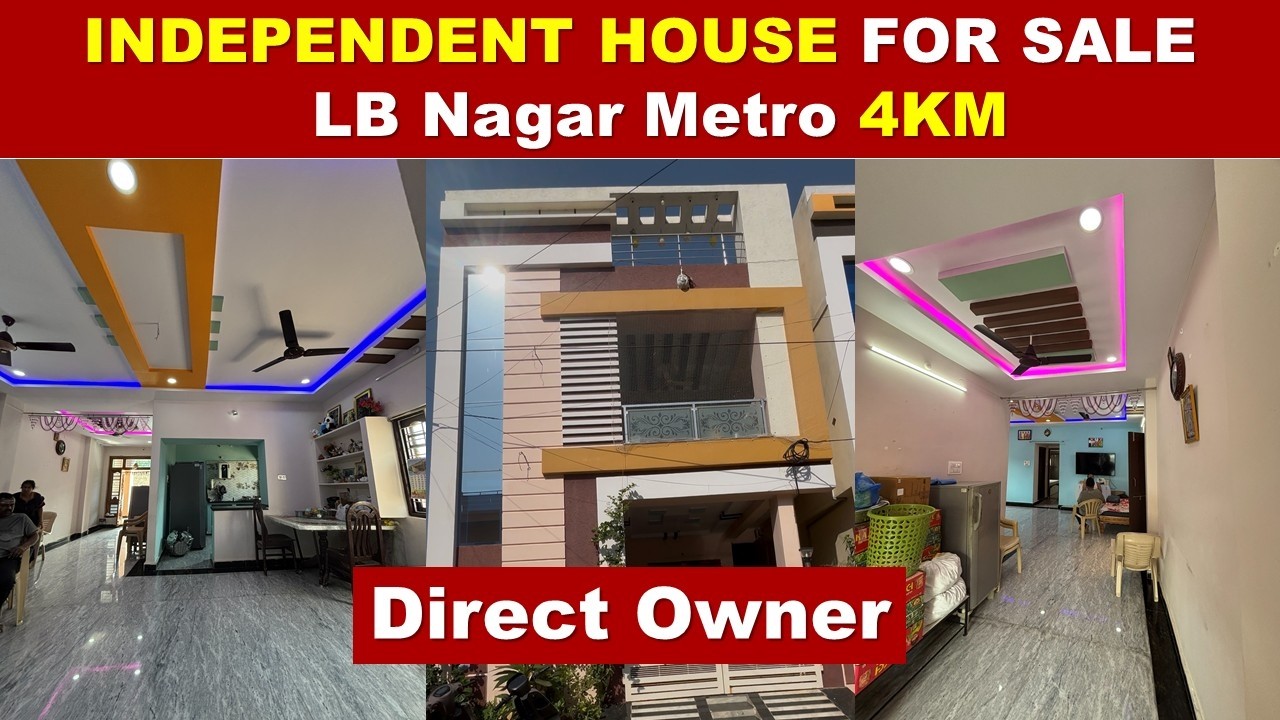 INDIPENDENT HOUSE FOR SALE | LB NAGAR 4KM | డైరెక్ట్ ఓనర్ | No commission