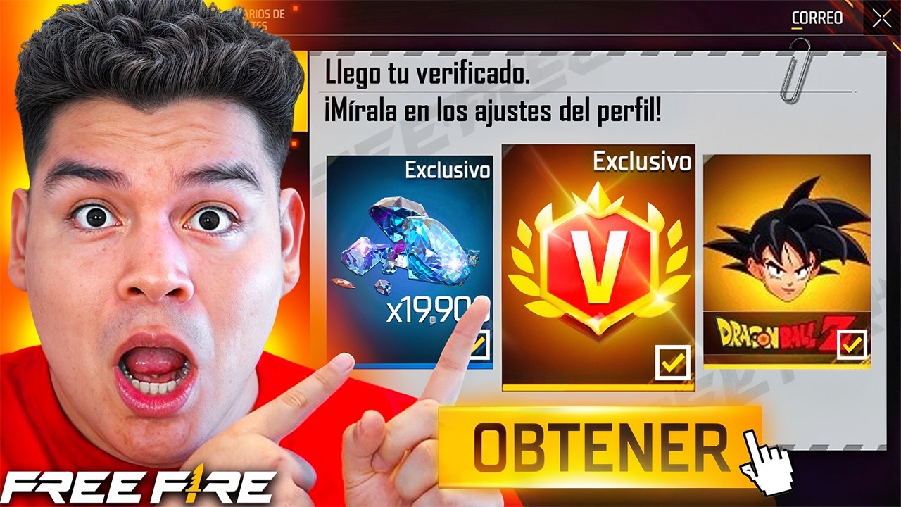 GARENA ME MANDA EL VERIFICADO A MI CUENTA NUEVA de Free Fire