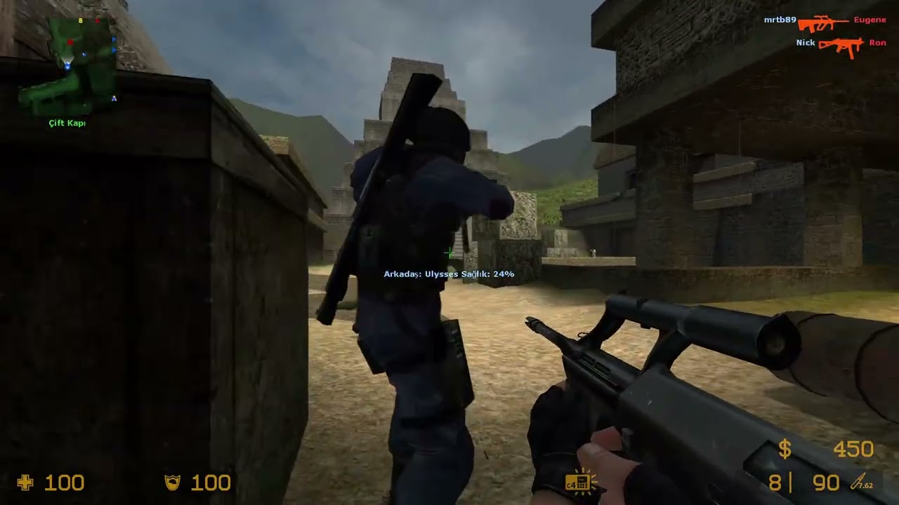 Counter Strike Source gameplay aztec