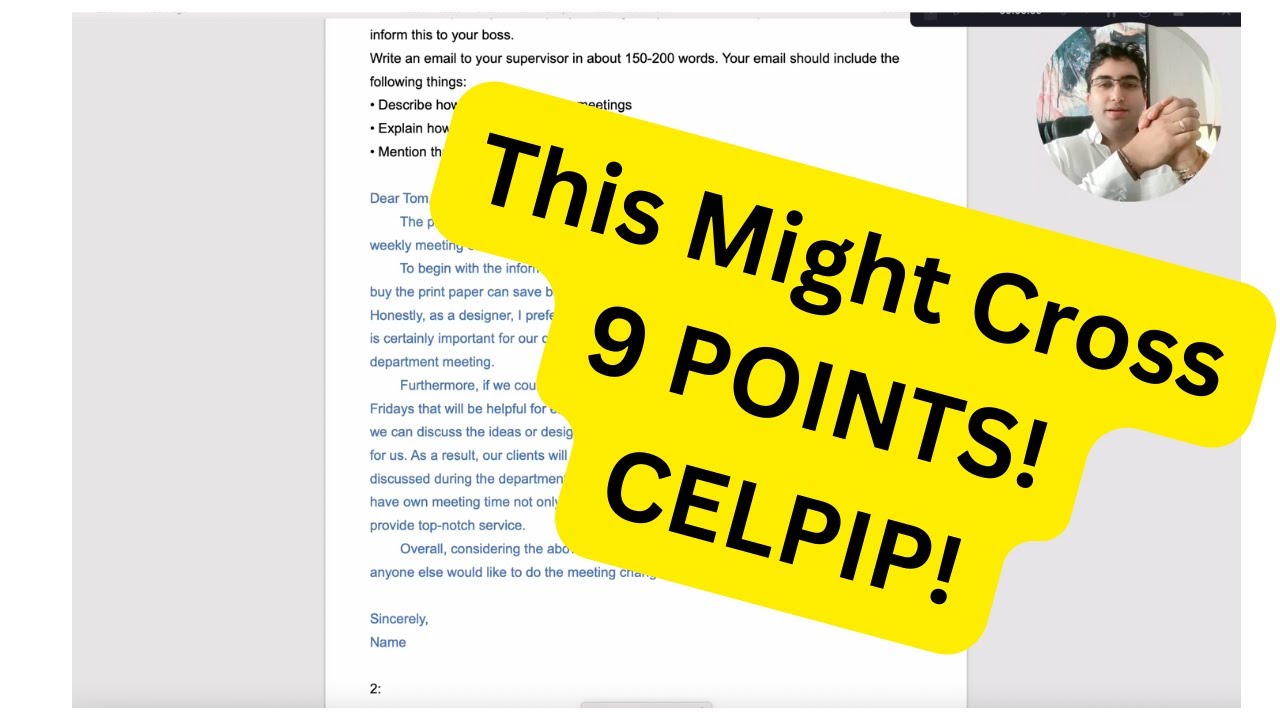 CELPIP Writing Marking: Difference Between 8 and 9 Points! Best Tips and Tricks for CELPIP Writing.