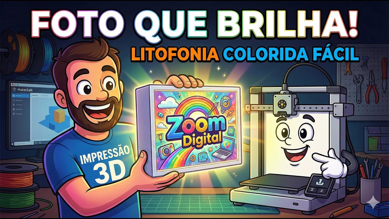Como Criar Luminárias 3D com Litofania: Impressione com Impressão e Luz! 💡🎨