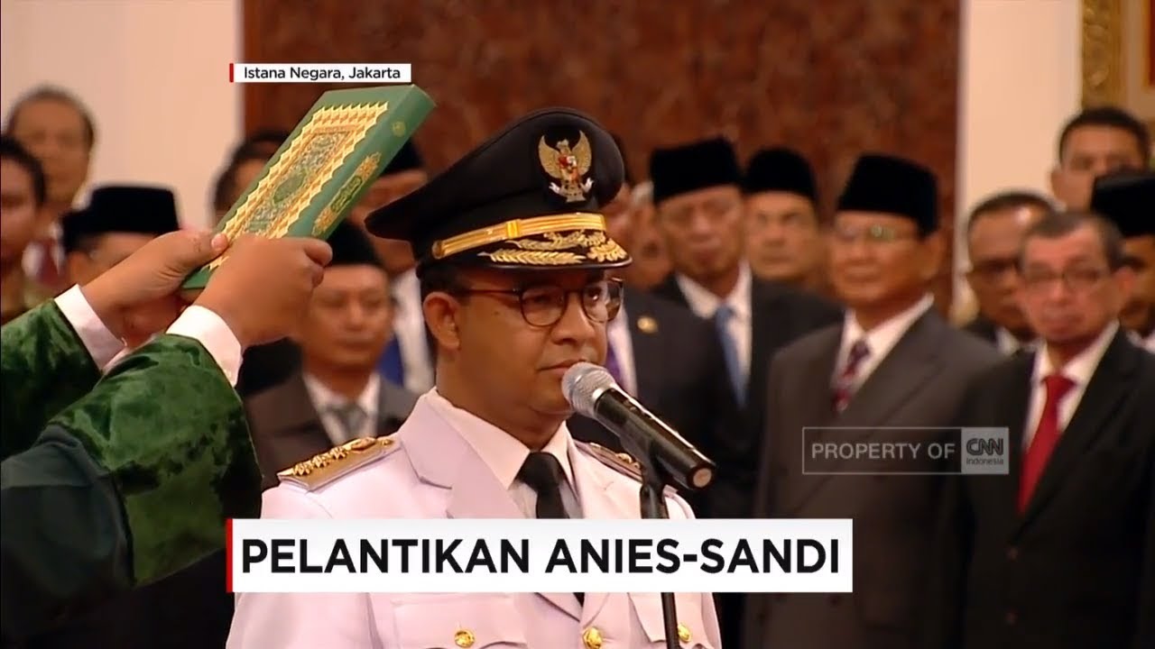 Sah! Anies-Sandi Resmi Pimpin Jakarta, Pelantikan Gubernur & Wagub DKI oleh Presiden Jokowi