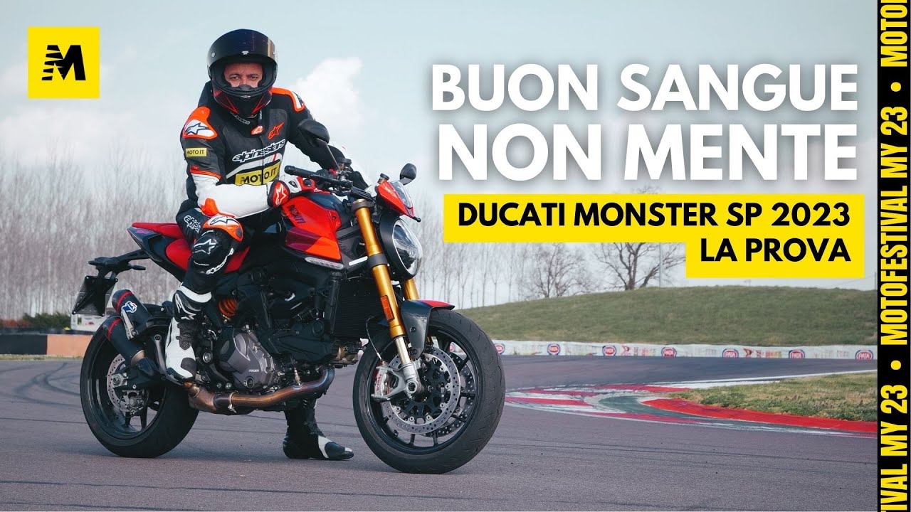 Ducati Monster SP 2023: la prova in strade e in pista! || Motofestival my2023