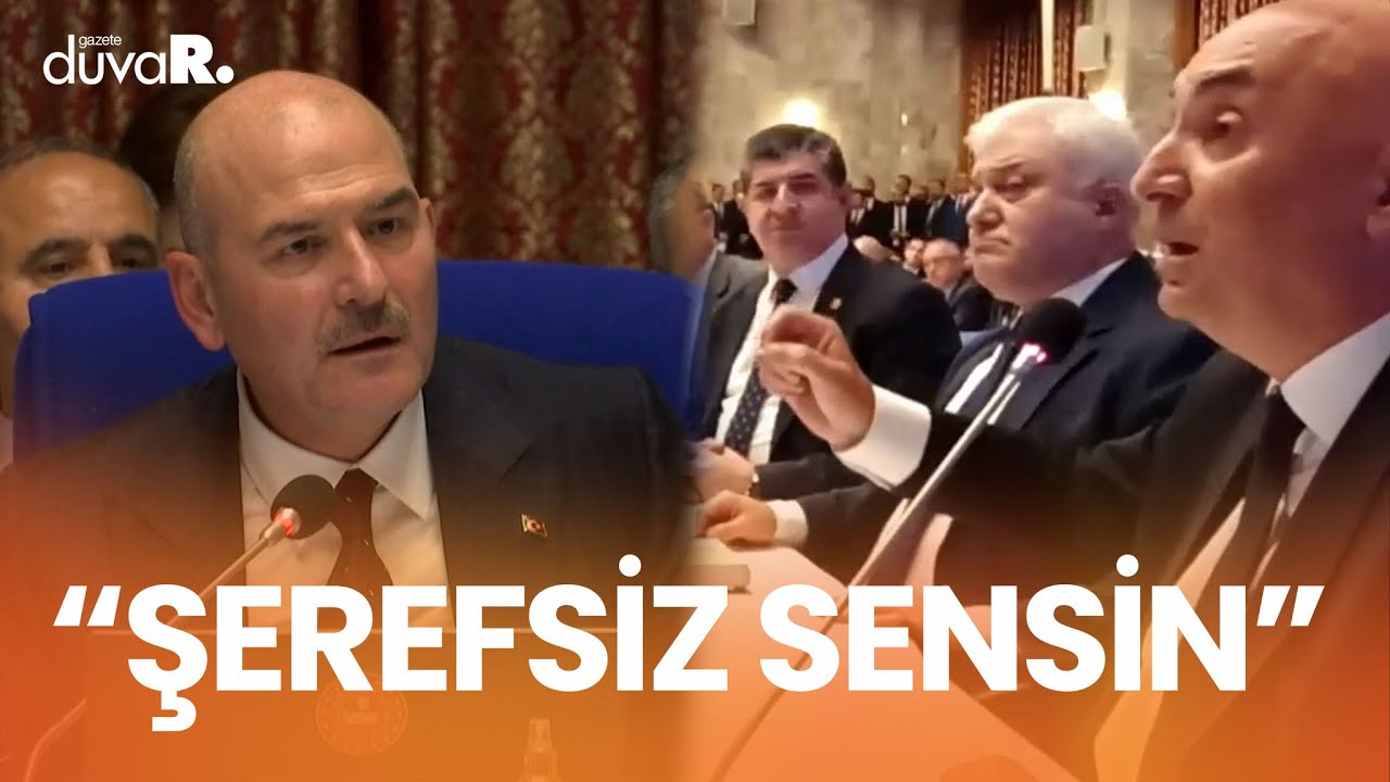 Süleyman Soylu Kılıçdaroğlu'na 'şerefsiz' dedi, Meclis karıştı!