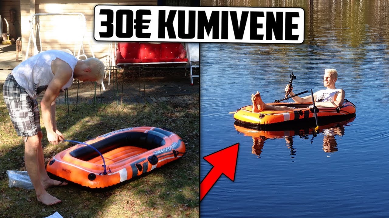 Luetaan Kommentteja Kumiveneessä Keskellä Järveä! :D