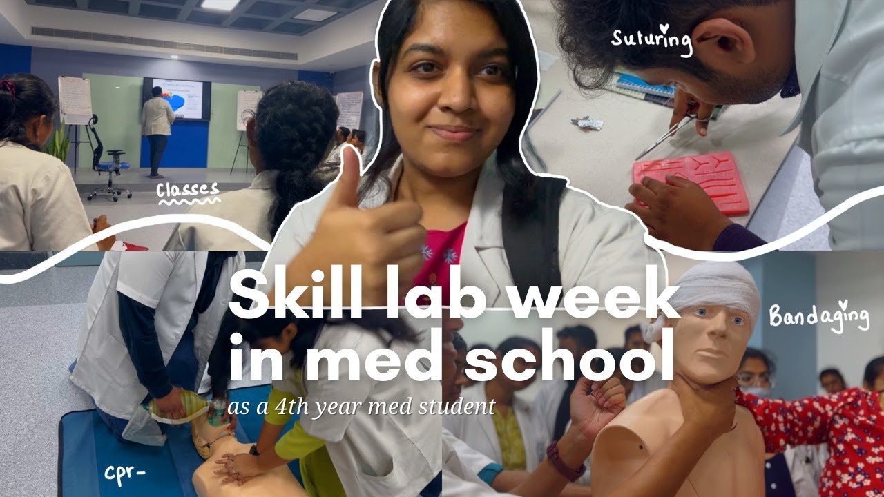 Skill Lab Vlog 1 | A week in the Life of a Med student