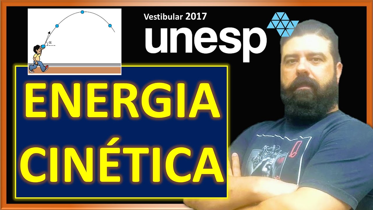 Unesp 2017 | 79 - Lançamento oblíquo + Energia cinética